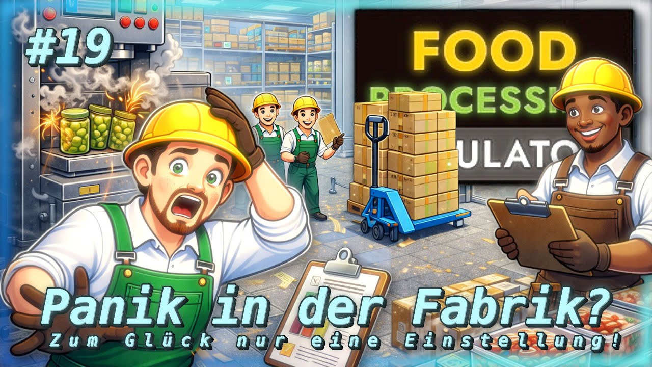 Panik in der Fabrik?! 😅 Zum Glück nur eine Einstellung! | Food Processing Simulator #19