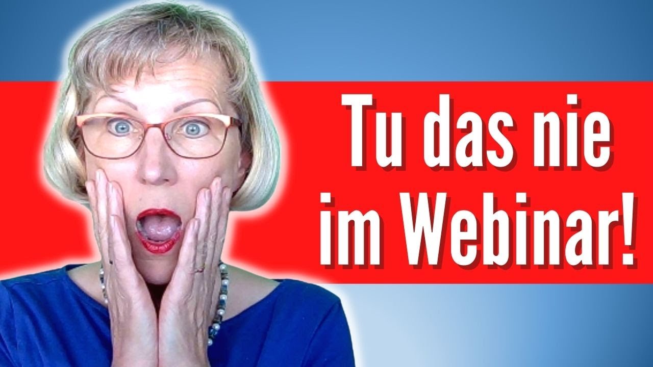 Zoom Webinar: die 10 häufigsten Fehler
