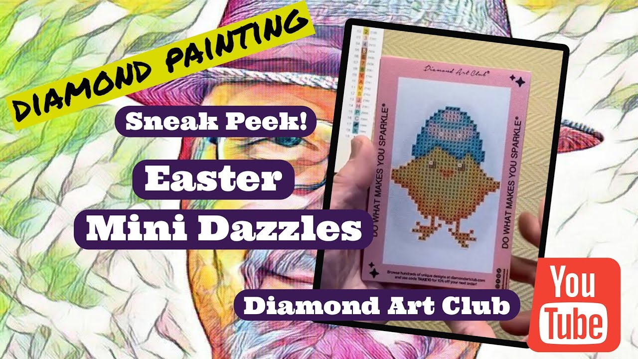 Diamond Art Club Sneak Peek - Easter Mini Dazzles!