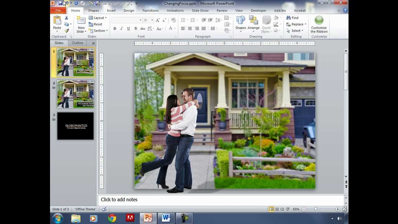Changing Focus in PowerPoint - #mstips