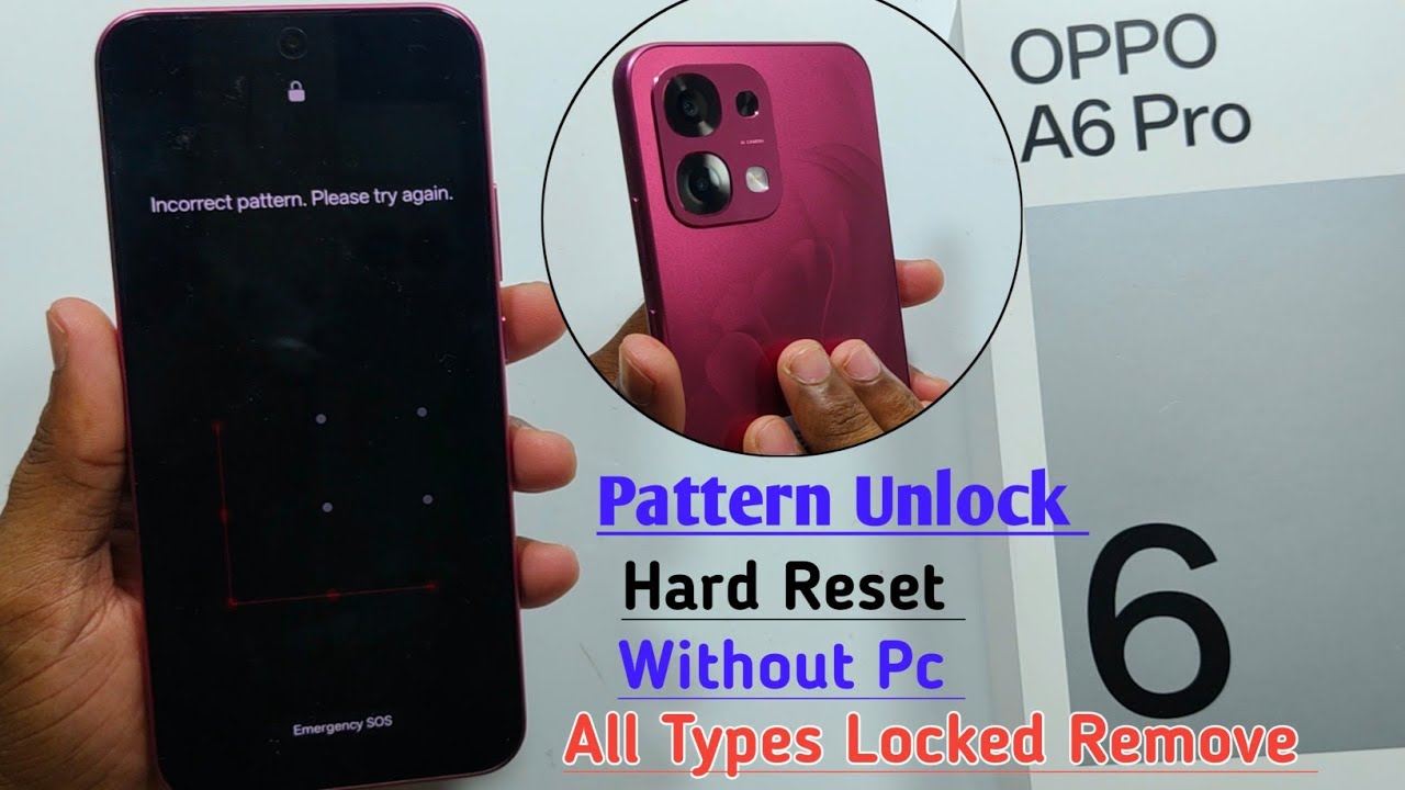 Забыли пароль конфиденциальности oppo a6 pro 5g || Полный сброс настроек oppo a6 без ПК | Снятие ...