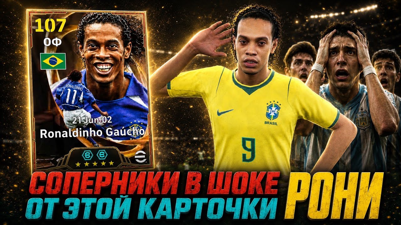 🎩✨ РОНАЛДИНЬО БИГ ТАЙМ - ВОЛШЕБНЫЙ ГЕНИЙ в eFootball mobile 2026 