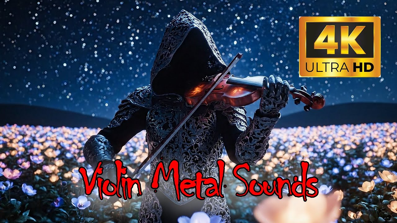 Crimson Strings: A Virtuoso Violin Unleashes Power Metal Rhapsody - Violin Metal Sounds