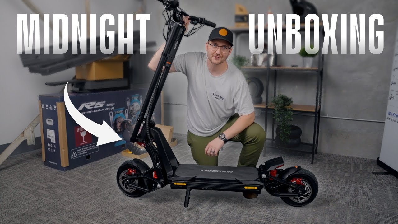 Распаковываем новый электросамокат Inmotion RS Midnight! Скорость более 60 миль в час