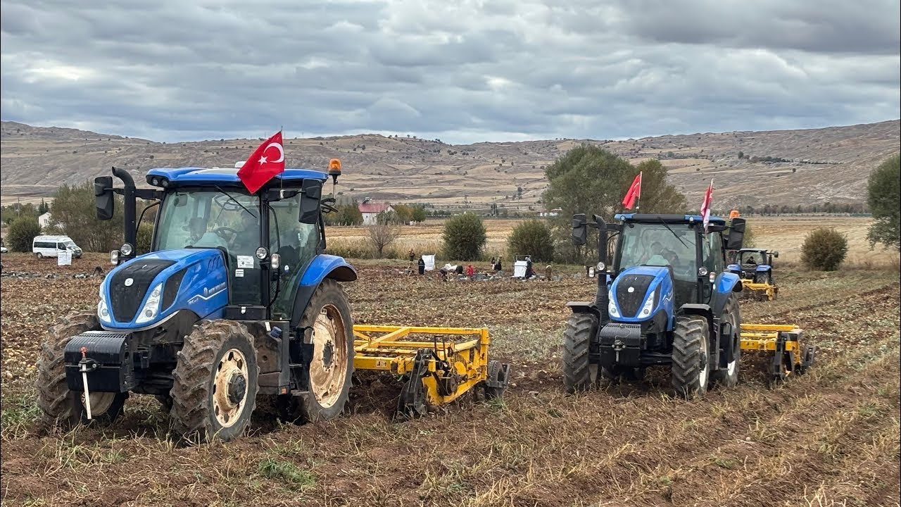 5 Traktör ile Patates Sökümü Tr6.160s—6s.145