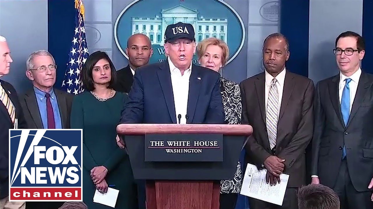 Trump says he took coronavirus test in press conference