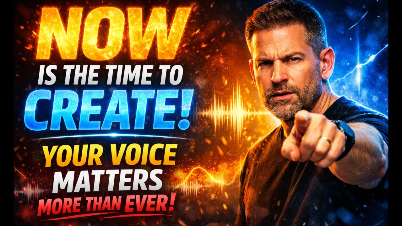 NOW Is the Time to Create | Your Voice Matters More Than Ever