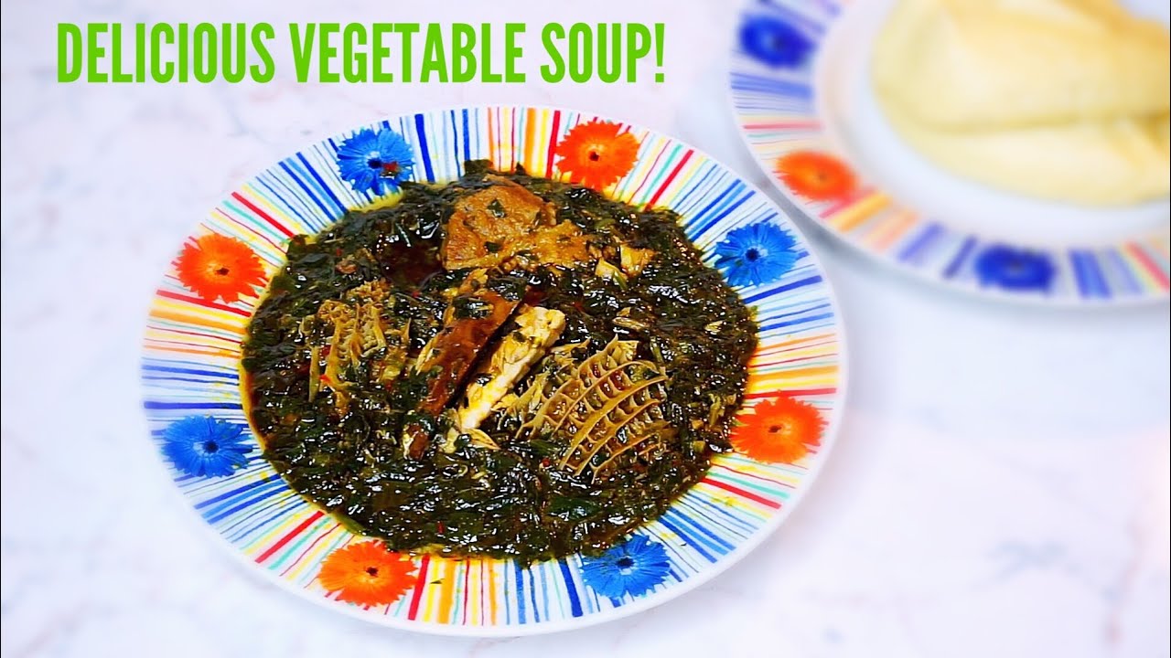 Cook with me! Nigerian delicious & nutritious vegetable soup made with....?🤔