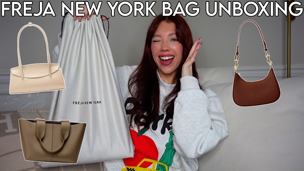MY FIRST FREJA NYC UNBOXING + WHAT FITS INSIDE! | Kenzie Scarlett