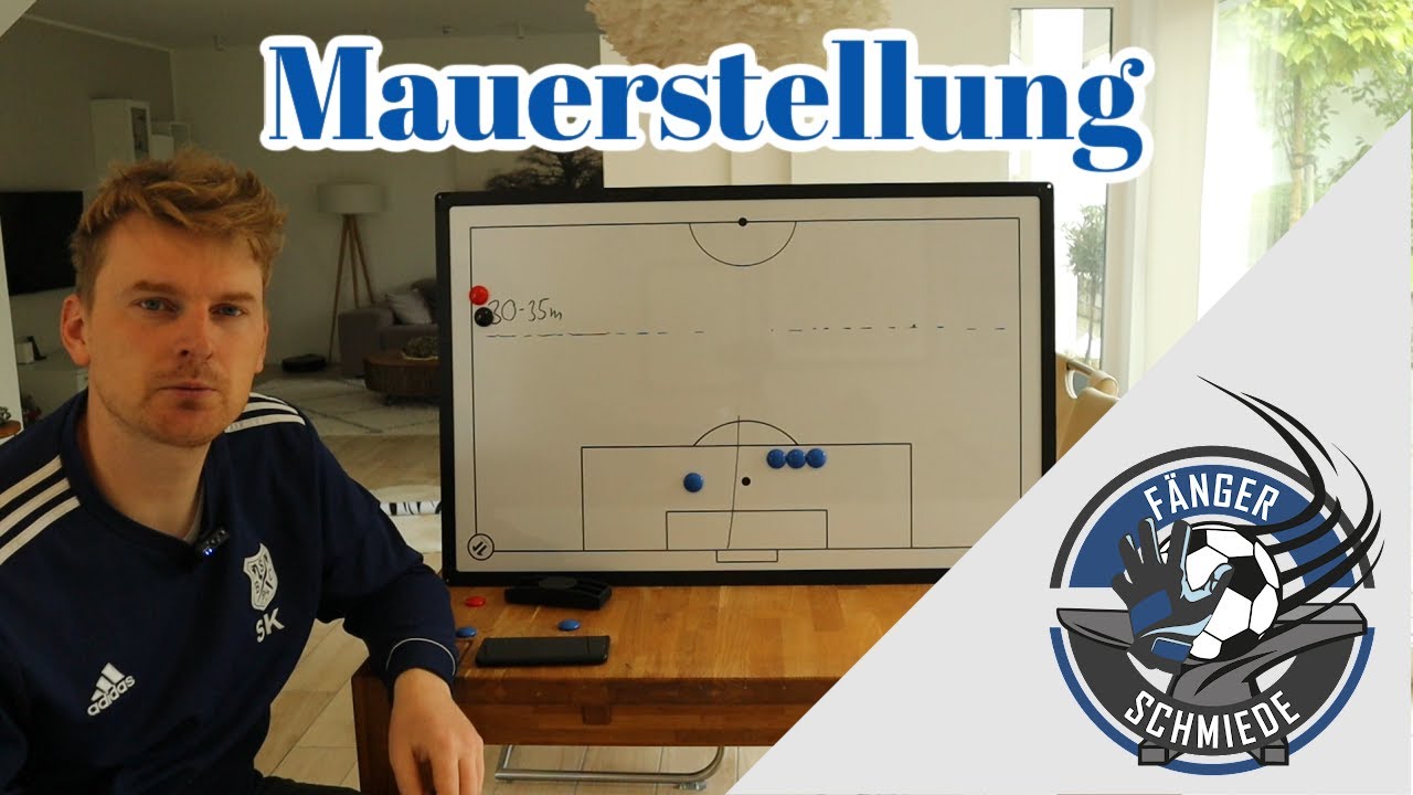 Torwarttraining - Die richtige Mauerstellung