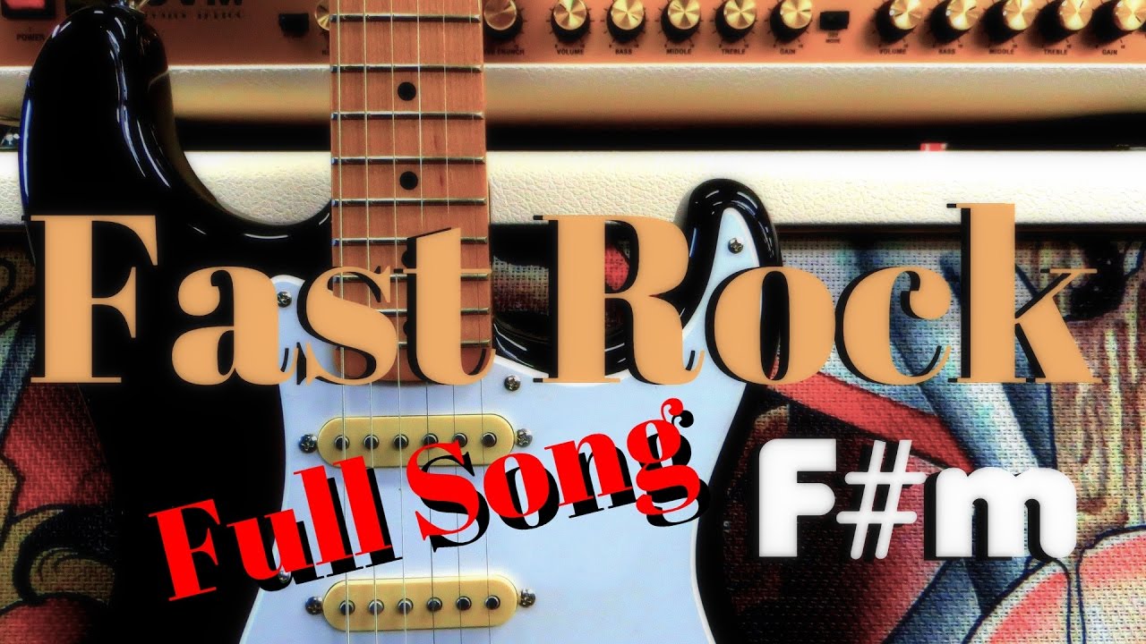 Fast Rock F#m - Full Version from Backing Track