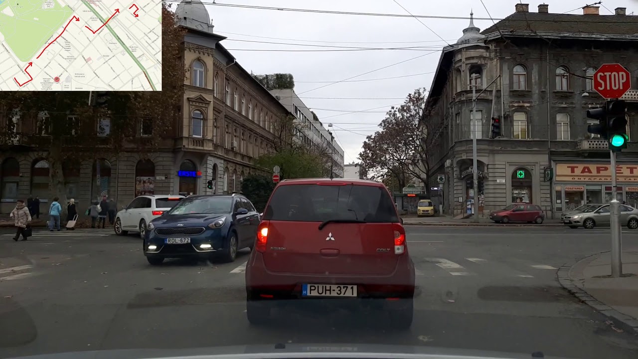 Cserhát utca - Ajtósi Dürer sor - Thököly út - Columbus utca, Budapest, november 2019