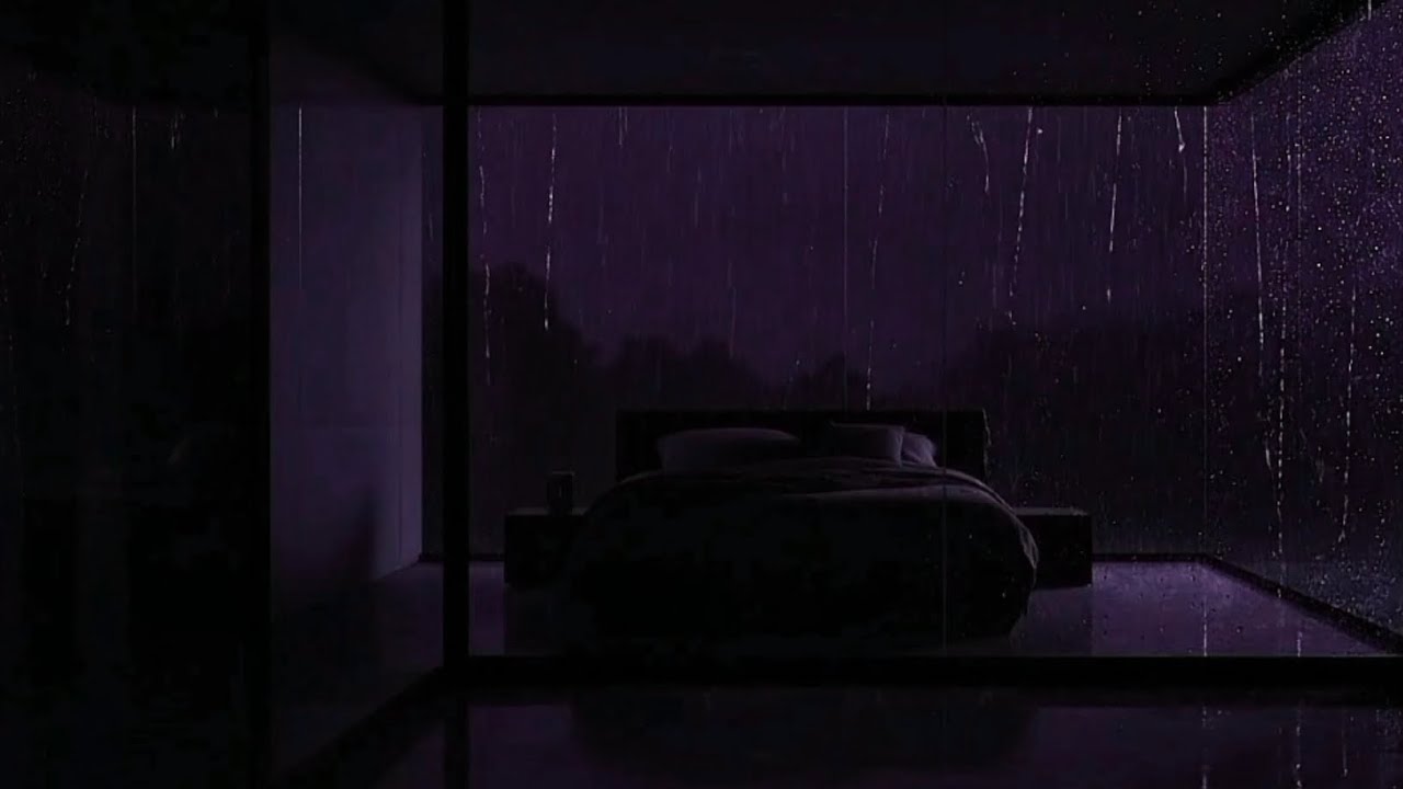 RAIN COZY| 🌧️🌛| (NO ADS)Rain on window make atmosphere relieve stress|makes you sleep quickly|•