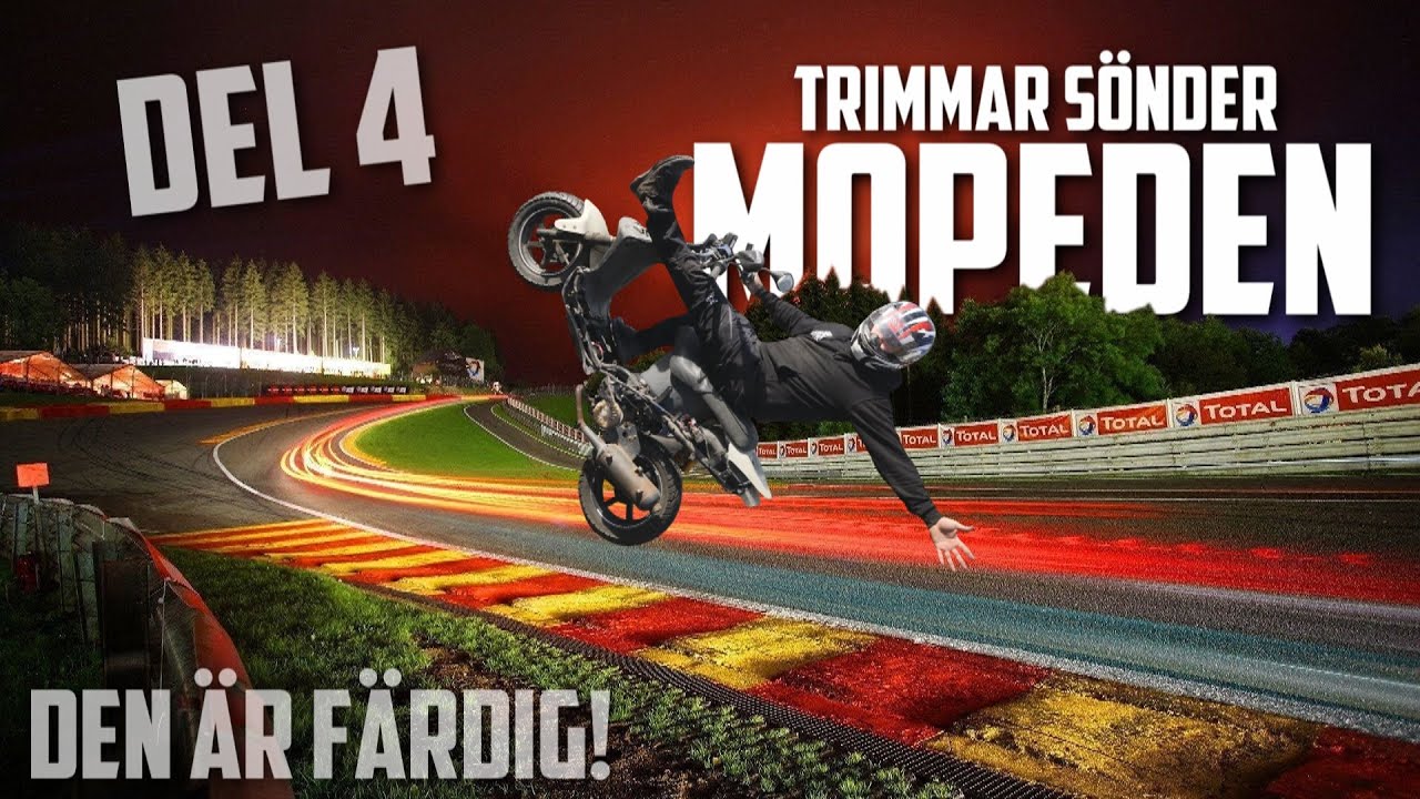 Mopeden Är ETT MONSTER - Trimmar Sönder Mopeden - Del 4