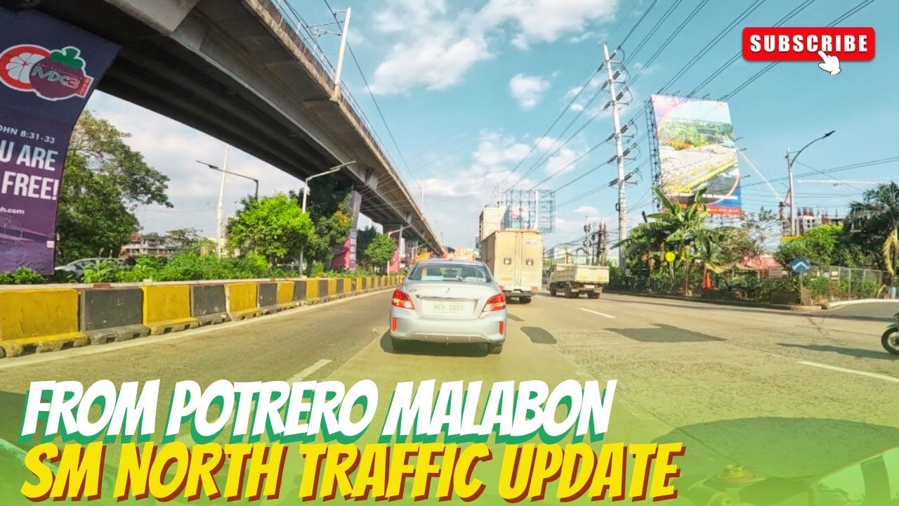 FROM POTRERO MALABON SM NORTH TRAFFIC UPDATE #PEQZMOTO