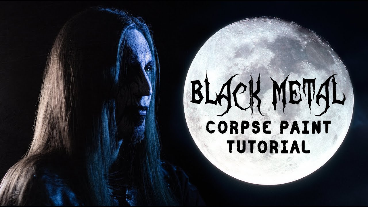 BLACK WINTER | Black Metal Corpse Paint Tutorial