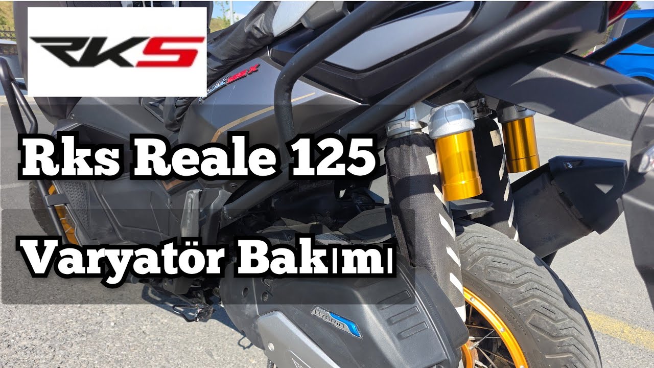 RKS REALE 125 VARYATÖR BAKIMI #rks #reale #hayatıniçinden