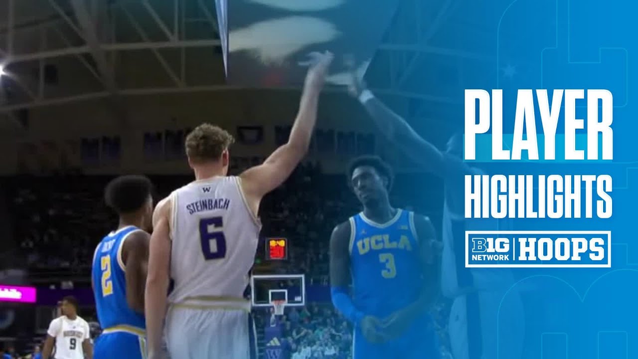 Hannes Steinbach 29 PTS, 10 REB, 3 AST vs. UCLA | Washington Basketball | 12/03/2025