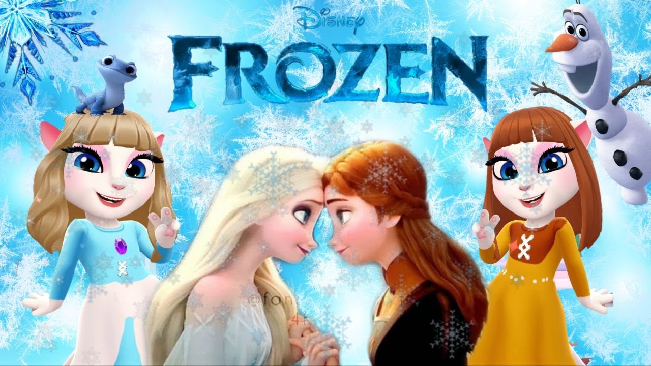 Angela game. Frozen. Anna and Elda☃️❄️