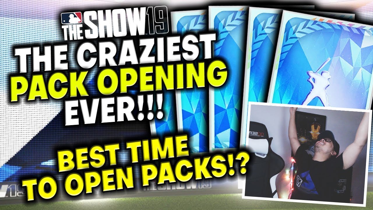 24 HOUR PACK OPENING MLB The Show 19