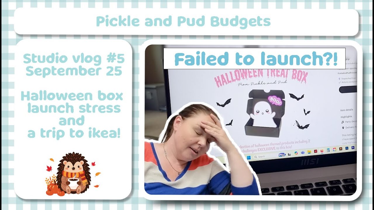 Studio vlog #5 | September 2025 | The halloween box launch and trip to ikea.