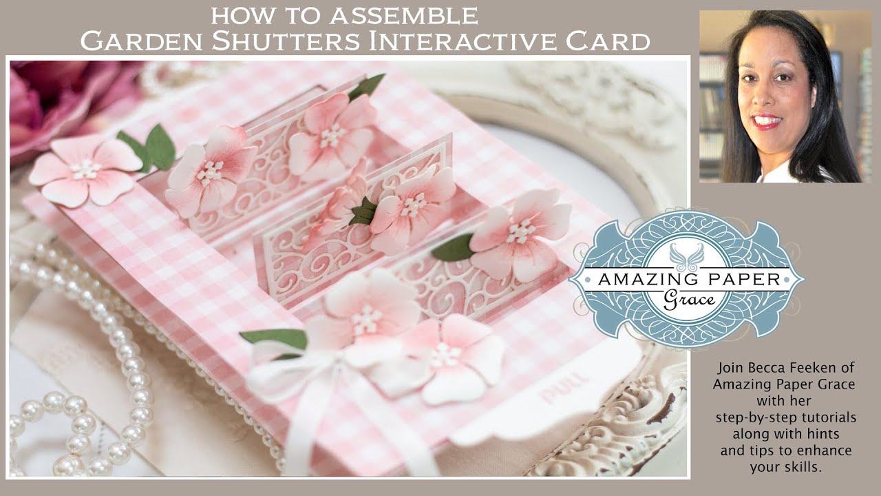 How to Assemble Garden Shutters Interactive Card