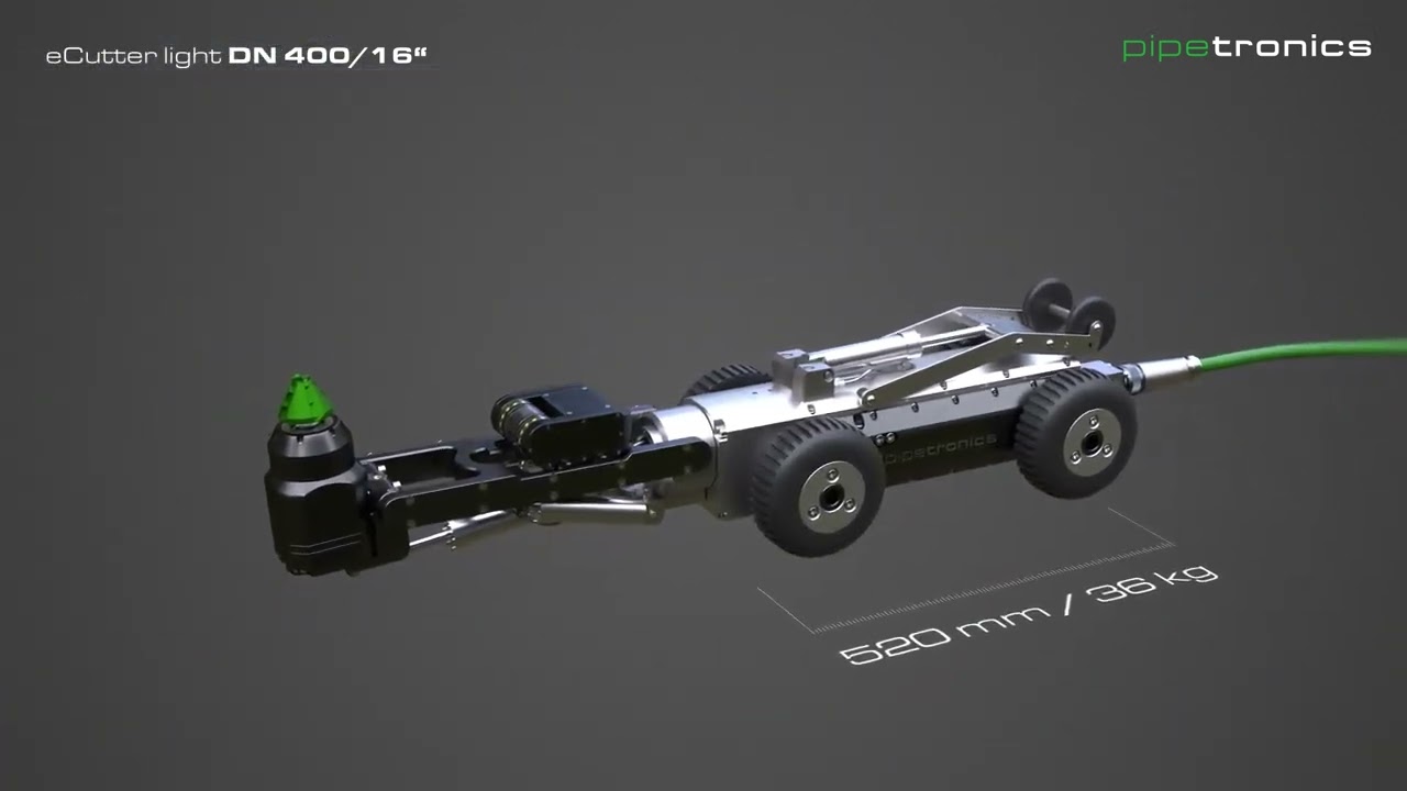 【CG解説】電動式穿孔機「ecutterlight」の動作・製品紹介