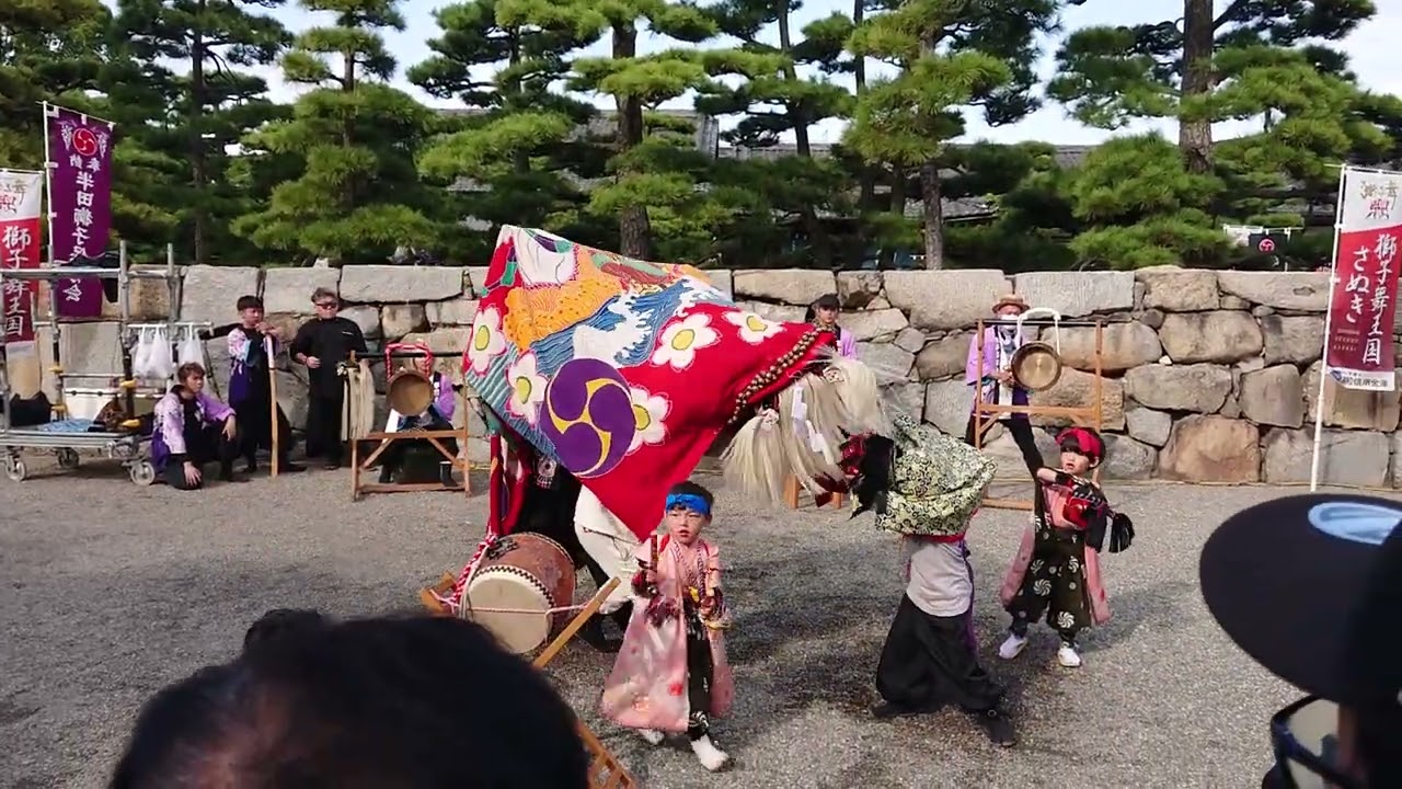半田獅子保存会　獅子舞王国さぬき2025本祭　披雲閣前ステージ2025-11-02