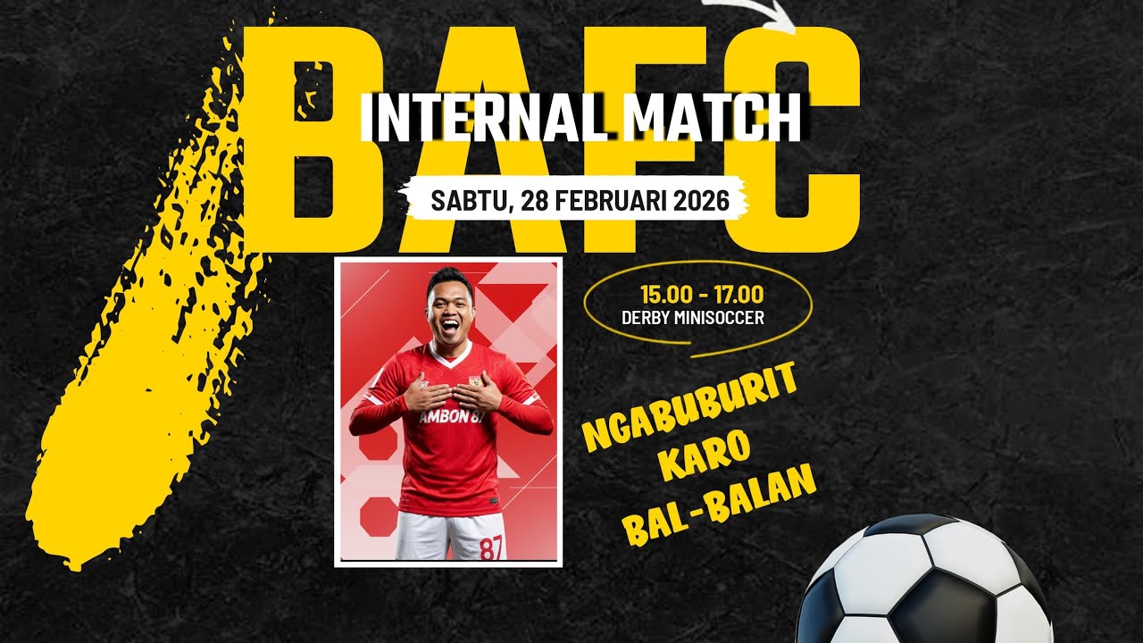 MATCH 6 | Sabtu, 28 FEBRUARI 2026 | BORN ALPHA FC | INTERNAL MATCH | Derby Minisoccer