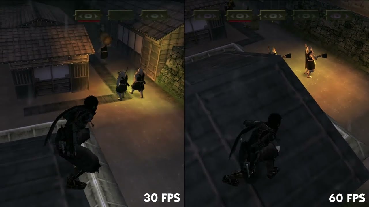 Shinobido: Way of The Ninja | 30 fps and 60 fps Side by Side Comparison!