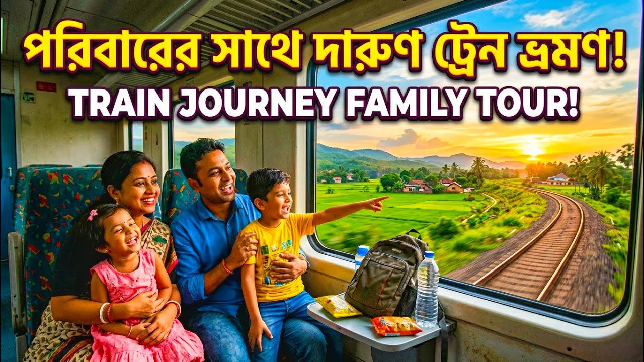 First time family train journey | Dum Dum to Krishnanagar vlog