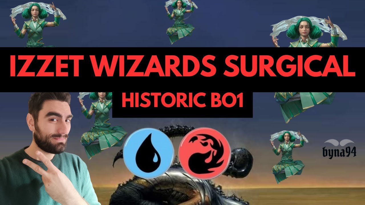 IZZET WIZARDS SURGICAL Historic B01 #mtgarena #mtgita #mtg