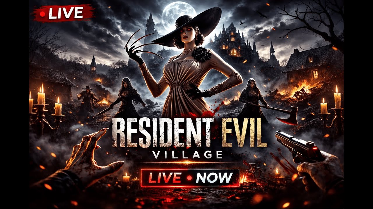 Resident Evil Village LIVE 🔴 | Horror Survival Begins