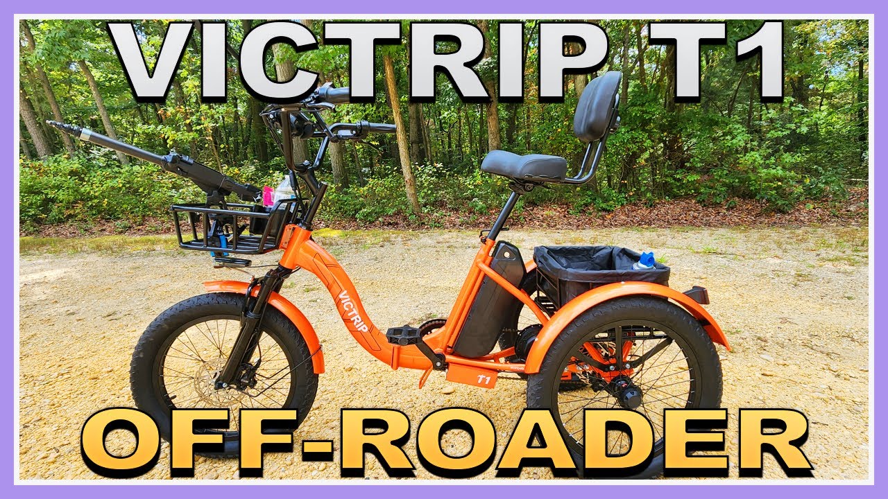 The VICTRIP T1 Electric Trike is a Forest Road Warrior!  Get out and Live Life...Electric Life!