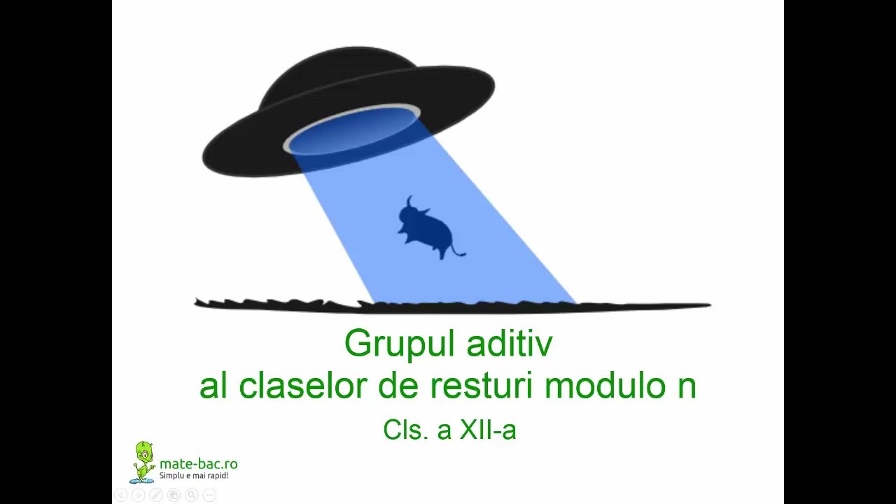 Grupul aditiv al claselor de  resturi modulo n _ Algebra cls. a 12a