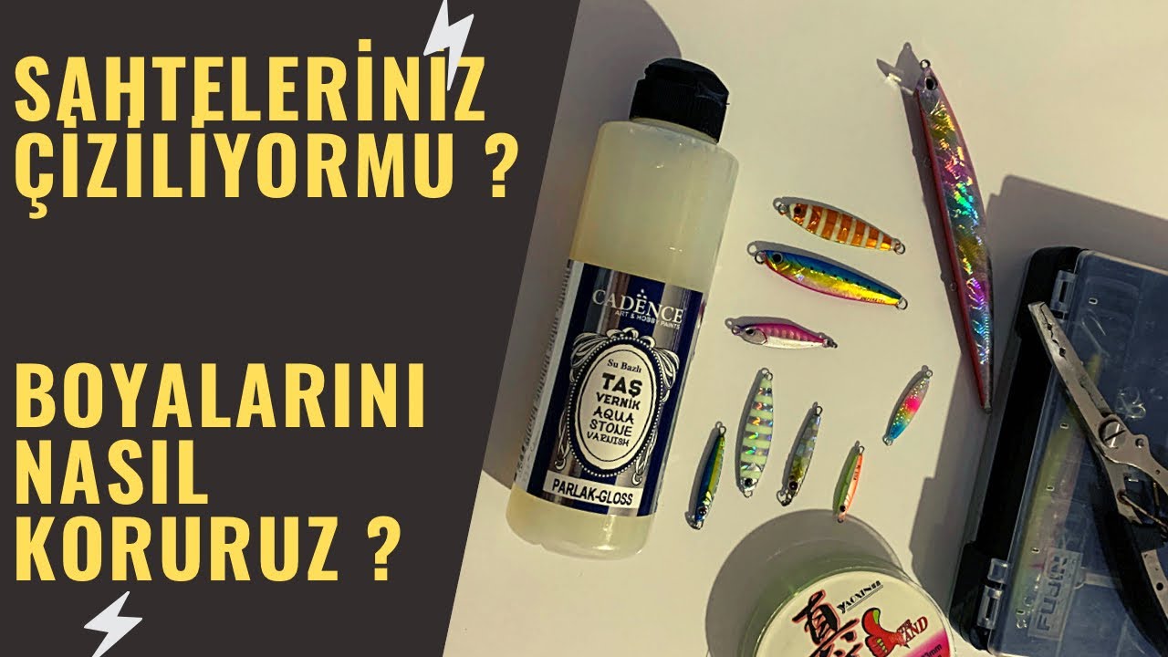 Balık Avında kullandığınız eski sahteleri atmayın. Sahte kaplama / jig rapala kaplama