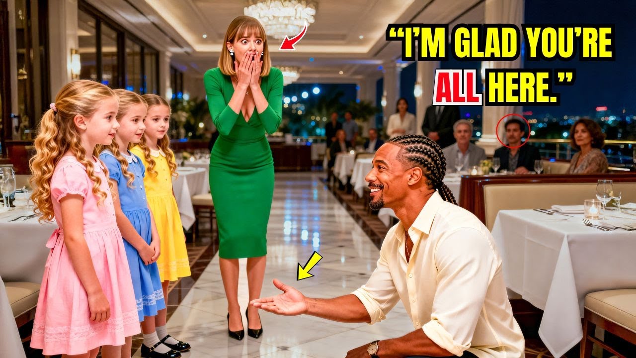 She Arrived With Her Triplets On A Blind Date—the Black Single Dad Did Something Unexpected