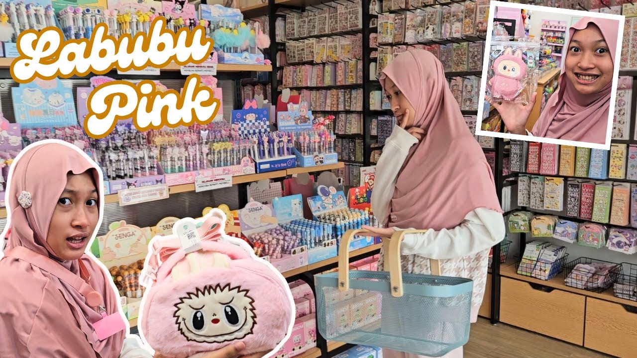 Aqilla Borong Labubu Serba Warna Pink di Kyowo 🤣 Aqilla's Diary