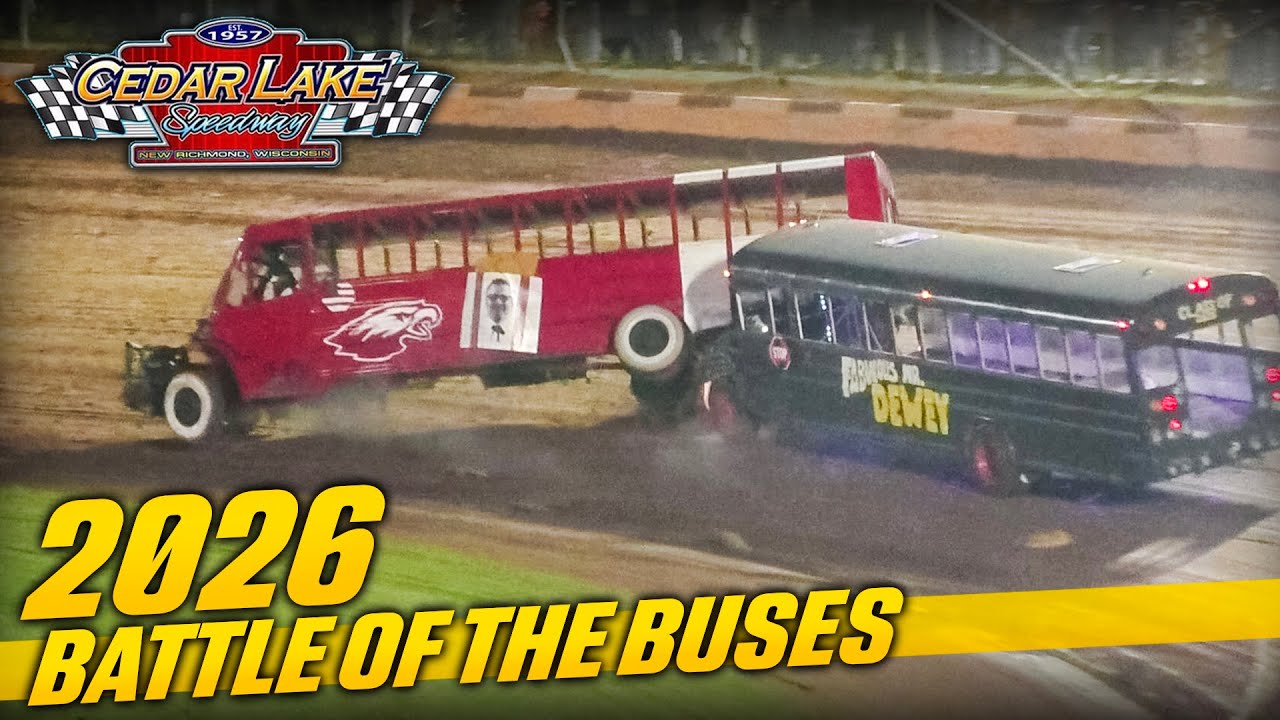 2026 Battle of the Buses @ Cedar Lake Speedway 5/9/2026