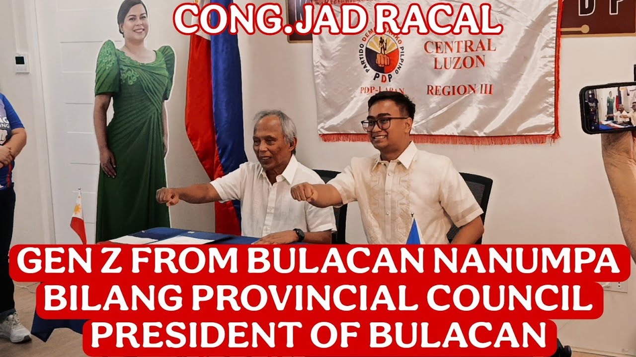 GEN Z BAGONG LEADER NG PDP SA BULACAN NANUMPA SA PDP LABAN