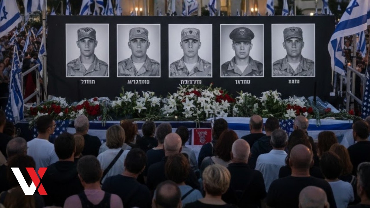 Israelis Pay Tribute To 6 US Soldiers Killed Fighting Iran At Tel Aviv Memorial | VERTEX