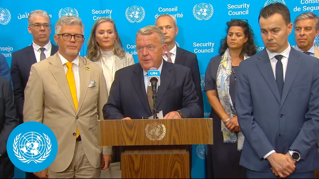 Ukraine - Joint Security Council Stakeout | United Nations