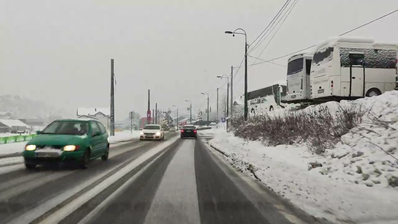Sarajevo city drive in winter @4K 60 FPS (vožnja gradom Ciglane-Vogo&scaron;ća) - 23.01.2023
