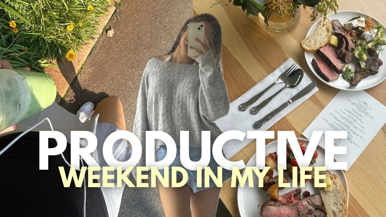 PRODUCTIVE WEEKEND IN MY LIFE || cleaning, gym routine, Christmas shopping