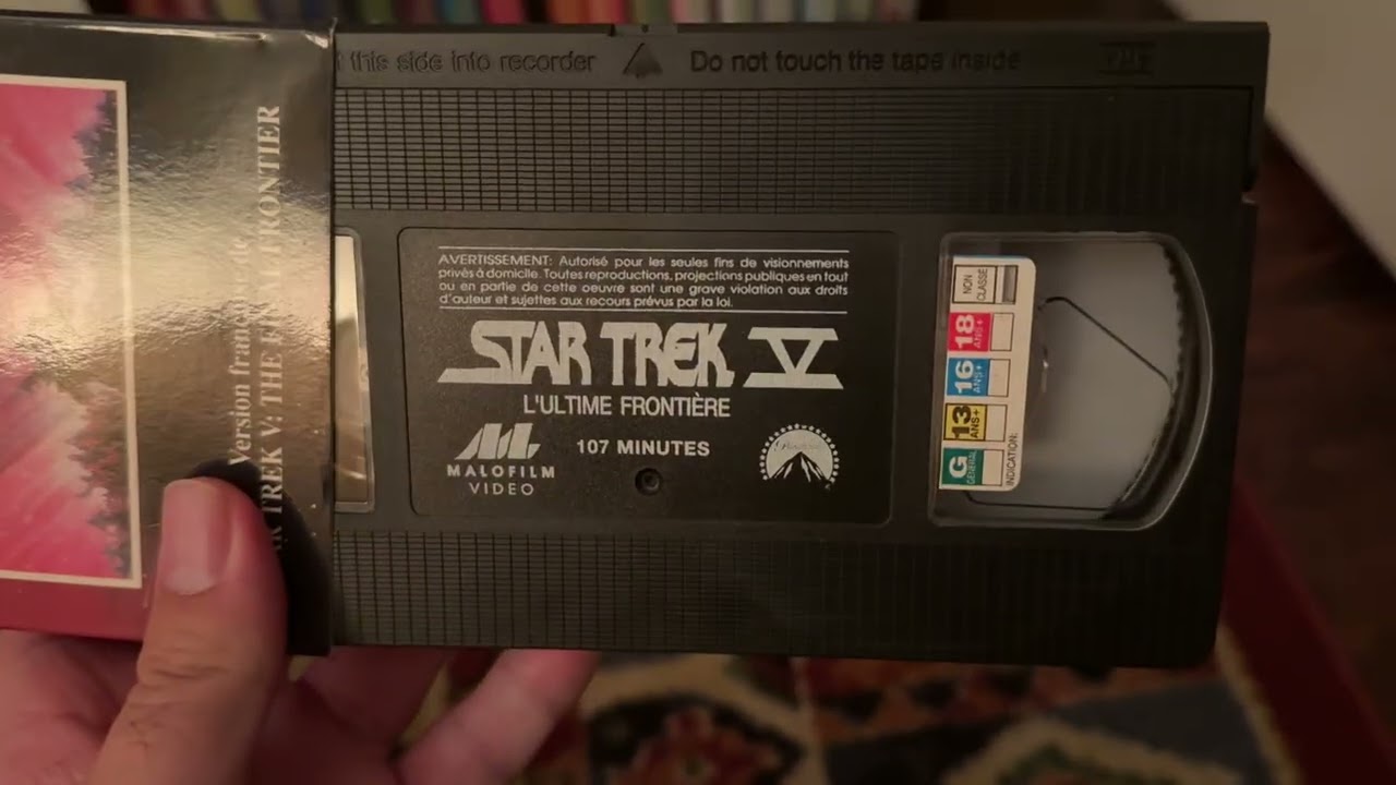 Star Trek V: The Final Frontier 1992 French Canadian VHS
