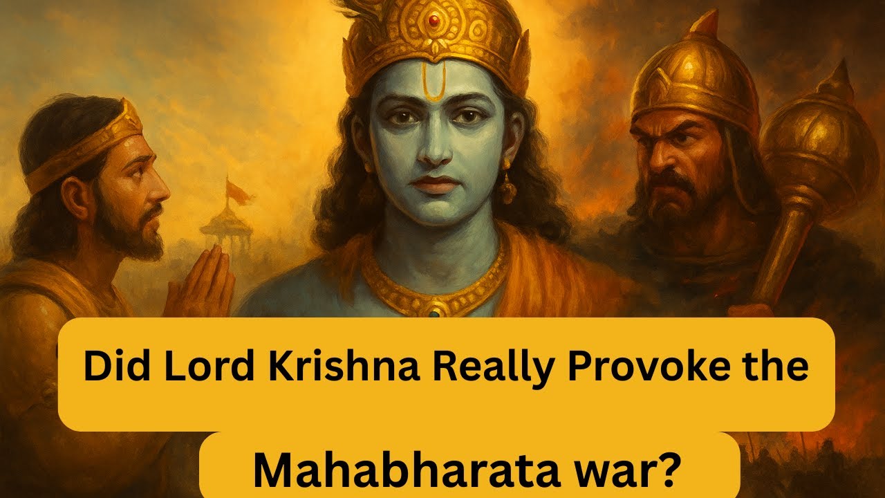 Did Lord Krishna really provoke the Mahabharata war?