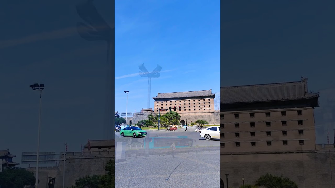 西安城墙的西门也叫安定门 The west gate of the Xi'an city wall is also called Andingmen