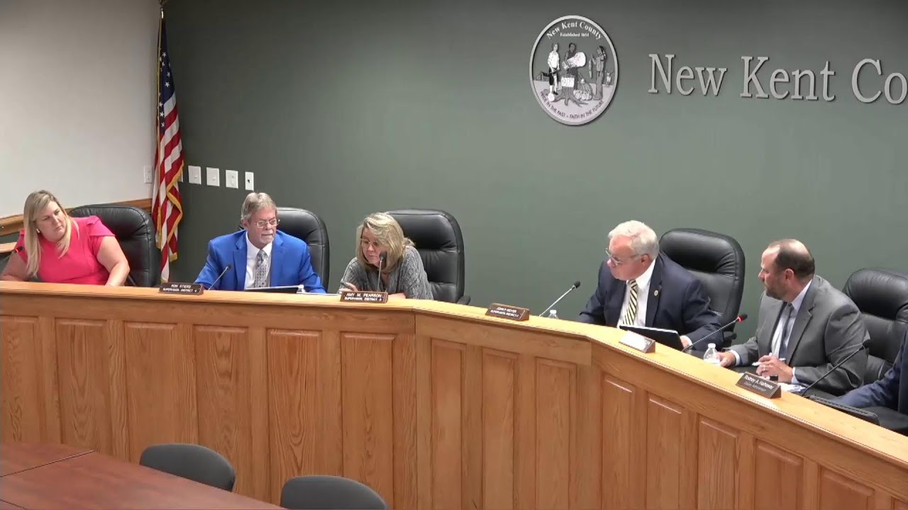 September 8, 2025 New Kent County Board of Supervisors Business Meeting