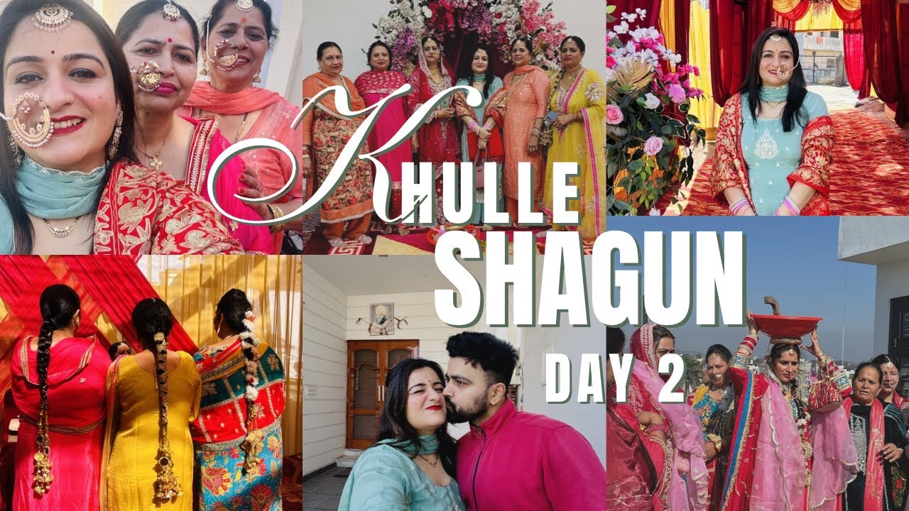 DAY 2🥳Khulle shagun Jammu Dogra wedding❤Family celebration & dance💃Jammu vlogs