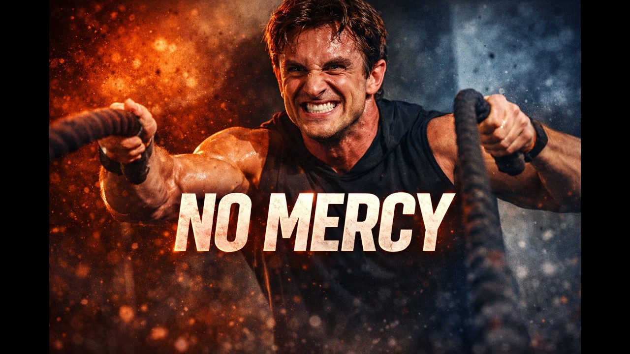 NO MERCY 🔥 Brutal Battle Ropes Workout Motivation | War Mode Fitness